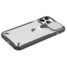 Заредете изображение във визуализатора на галерията – Nillkin Cyclops Case Durable case with a camera cover and a foldable stand for iPhone 13 Pro Max black - TopMag
