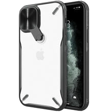 Заредете изображение във визуализатора на галерията – Nillkin Cyclops Case Durable case with a camera cover and a foldable stand for iPhone 13 Pro Max black - TopMag
