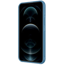 Заредете изображение във визуализатора на галерията – Nillkin Cyclops Case A durable case with a camera cover and a foldable stand for iPhone 13 Pro Max blue - TopMag
