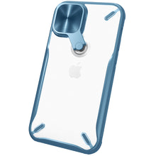 Заредете изображение във визуализатора на галерията – Nillkin Cyclops Case A durable case with a camera cover and a foldable stand for iPhone 13 Pro Max blue - TopMag
