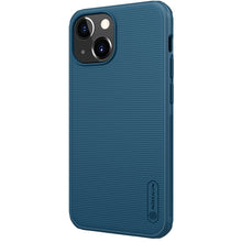 Заредете изображение във визуализатора на галерията – Nillkin Super Frosted Shield Case + kickstand for iPhone 13 mini blue - TopMag
