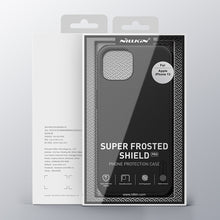 Заредете изображение във визуализатора на галерията – Nillkin Super Frosted Shield Case + kickstand for iPhone 13 black - TopMag
