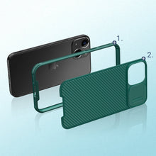Заредете изображение във визуализатора на галерията – Nillkin CamShield Pro Case Armored Pouch Cover Camera Camera iPhone 13 mini black - TopMag
