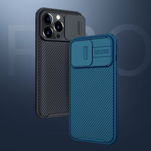 Заредете изображение във визуализатора на галерията – Nillkin CamShield Pro Case Armored Pouch Cover Camera Camera iPhone 13 Pro Black - TopMag
