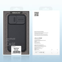 Заредете изображение във визуализатора на галерията – Nillkin CamShield Pro Case Durable Cover with camera protection shield for iPhone 13 Pro Max black - TopMag
