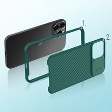 Заредете изображение във визуализатора на галерията – Nillkin CamShield Pro Case Durable Cover with camera protection shield for iPhone 13 Pro Max black - TopMag
