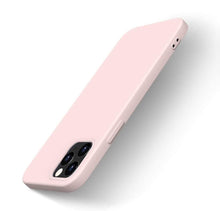Заредете изображение във визуализатора на галерията – Silicone Case Soft Flexible Rubber Cover for iPhone 13 Pro pink - TopMag
