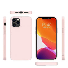 Заредете изображение във визуализатора на галерията – Silicone Case Soft Flexible Rubber Cover for iPhone 13 Pro pink - TopMag

