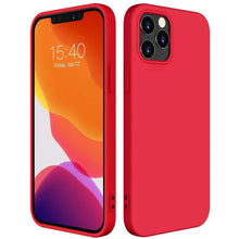 Заредете изображение във визуализатора на галерията – Silicone Case Soft Flexible Rubber Cover for iPhone 13 Pro red - TopMag
