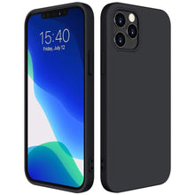 Заредете изображение във визуализатора на галерията – Silicone Case Soft Flexible Rubber Cover for iPhone 13 mini black - TopMag
