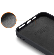 Заредете изображение във визуализатора на галерията – Silicone Case Soft Flexible Rubber Cover for iPhone 13 mini black - TopMag
