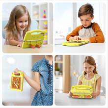 Заредете изображение във визуализатора на галерията – Dux Ducis Panda kids safe soft tablet case for iPad mini 5 / 4 / 3 / 2 / 1 with a holder for stylus pen yellow - TopMag
