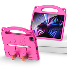 Заредете изображение във визуализатора на галерията – Dux Ducis Panda Safe for Children Kids Soft Case for iPad Pro 11 '' 2021/2020/2018 / iPad Air 2020/2022 with Stylus Space Pink - TopMag
