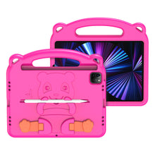 Заредете изображение във визуализатора на галерията – Dux Ducis Panda Safe for Children Kids Soft Case for iPad Pro 11 '' 2021/2020/2018 / iPad Air 2020/2022 with Stylus Space Pink - TopMag
