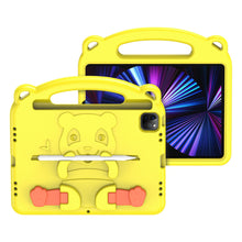 Заредете изображение във визуализатора на галерията – Dux Ducis Panda Safe for Children Kids Soft Case for iPad Pro 11 '' 2021/2020/2018 / iPad Air 2020/2022 with Stylus Space Yellow - TopMag

