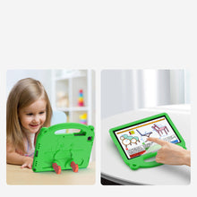 Заредете изображение във визуализатора на галерията – Dux Ducis Panda kids safe soft tablet case for Samsung Galaxy Tab A7 10.4'' 2020 green - TopMag
