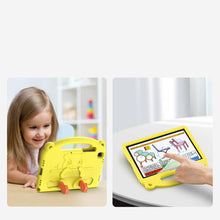 Заредете изображение във визуализатора на галерията – Dux Ducis Panda kids safe soft tablet case for Samsung Galaxy Tab A7 10.4'' 2020 yellow - TopMag
