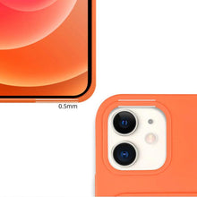 Заредете изображение във визуализатора на галерията – Card Case Silicone Wallet with Card Slot Documents for iPhone 13 mini orange - TopMag
