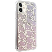 Заредете изображение във визуализатора на галерията – Hello Kitty IML Gradient Electrop Crowded Kitty Head Case for iPhone 11 / Xr - Pink
