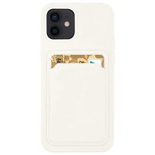 Заредете изображение във визуализатора на галерията – Card Case Silicone Wallet Wallet With Card Slot Documents For Samsung Galaxy A42 5G White - TopMag
