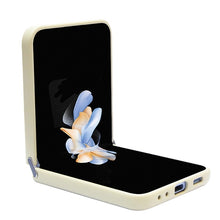 Заредете изображение във визуализатора на галерията – Original Case GUESS - hardcase Glitter Script GUHCZF5HGGSHD for Samsun Galaxy Z Flip 5 Gold
