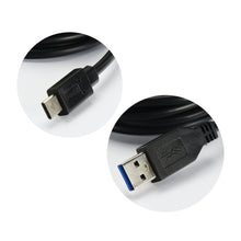 Заредете изображение във визуализатора на галерията – кабел usb - usb-c (type c) 3.1 / usb 3.0 2 m черен - само за 15.9 лв
