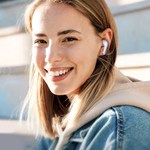 Заредете изображение във визуализатора на галерията – Joyroom Funpods wireless in-ear headphones (JR-FB2) - blue
