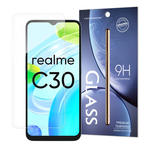 Standard Tempered Glass Case Tempered Glass for Realme C30 / Realme Narzo 50i Prime 9H