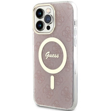 Заредете изображение във визуализатора на галерията – Original Case GUESS hardcase 4G MagSafe GUHMP13XH4STP for Iphone 13 Pro Max pink
