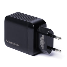 Заредете изображение във визуализатора на галерията – Wozinsky USB charger with 2 ports (USB, USB C) 20 W black
