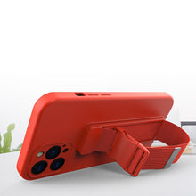 Заредете изображение във визуализатора на галерията – Rope case gel case with a chain lanyard bag lanyard iPhone 12 red - TopMag

