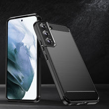 Заредете изображение във визуализатора на галерията – Carbon Case case for Samsung Galaxy S23+ flexible silicone carbon cover black
