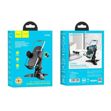 Заредете изображение във визуализатора на галерията – Hoco folding desktop stand ph46 ( 4,7" - 7" ) black - TopMag
