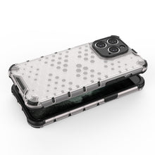 Заредете изображение във визуализатора на галерията – Honeycomb case for iPhone 14 Pro Max armored hybrid cover transparent
