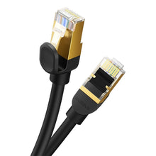 Заредете изображение във визуализатора на галерията – Baseus fast network cable RJ-45 cat.8 40Gbps 1.5m round - black
