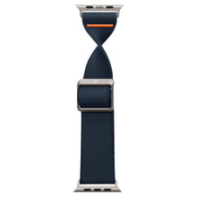 Заредете изображение във визуализатора на галерията – Fabric Strap for Apple Watch 4/5/6/7/8/SE/Ultra (44/45/49mm) Spigen Fit Lite Ultra - Navy Blue
