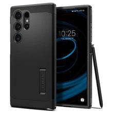 Заредете изображение във визуализатора на галерията – Spigen Tough Armor MagSafe case for Samsung Galaxy S24 Ultra - black
