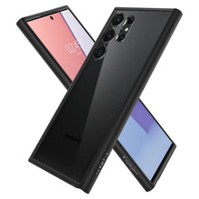 Заредете изображение във визуализатора на галерията – SPIGEN Ultra Hybrid case for SAMSUNG S23 ULTRA matte black
