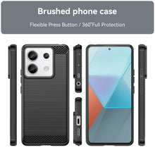 Заредете изображение във визуализатора на галерията – Carbon Case for Xiaomi Redmi Note 13 5G - black
