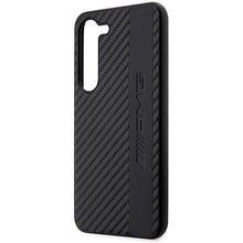 Заредете изображение във визуализатора на галерията – AMG AMHCS23MBLSCA S23+ S916 black/black hardcase Carbon Stripe&amp;Embossed
