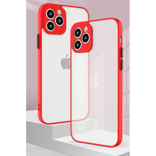 Заредете изображение във визуализатора на галерията – Milky Case silicone flexible translucent case for iPhone XS Max red - TopMag
