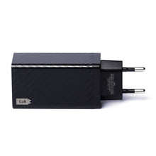 Заредете изображение във визуализатора на галерията – Wozinsky 65W GaN charger with USB ports, USB C supports QC 3.0 PD black (WWCG01)
