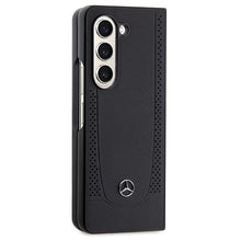Заредете изображение във визуализатора на галерията – Mercedes Leather Urban case for Samsung Galaxy Z Fold 5 - black
