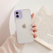 Заредете изображение във визуализатора на галерията – Milky Case silicone flexible translucent case for iPhone 12 Pro Max purple - TopMag
