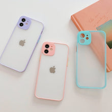 Заредете изображение във визуализатора на галерията – Milky Case silicone flexible translucent case for iPhone 12 Pro Max purple - TopMag
