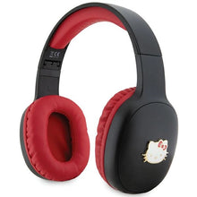 Заредете изображение във визуализатора на галерията – Hello Kitty Metal Logo Bluetooth on-ear headphones - black
