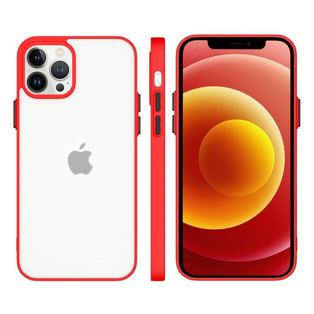 Milky Case silicone flexible translucent case for iPhone 13 red - TopMag