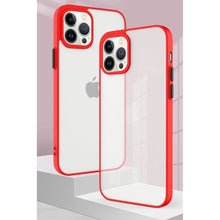 Заредете изображение във визуализатора на галерията – Milky Case silicone flexible translucent case for iPhone 13 Pro red - TopMag
