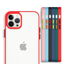 Заредете изображение във визуализатора на галерията – Milky Case silicone flexible translucent case for iPhone 13 Pro red - TopMag
