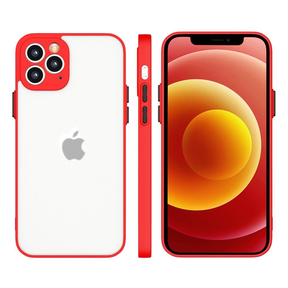 Milky Case silicone flexible translucent case for Xiaomi Redmi Note 9 Pro / Redmi Note 9S red - TopMag